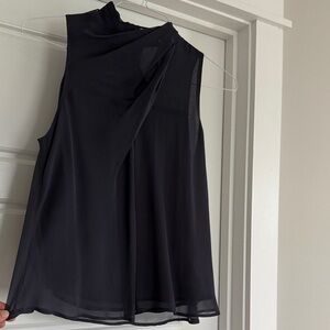 Joie Dark Plum Sleeveless Blouse